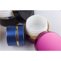 Frasco de creme facial multicolor acrílico para embalagem de cosméticos